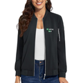 Women's Delta Airlines Premium Bomber Jacket with Polished Detailing and Functional Sleeve Pocket Modern Luxury Outerwear