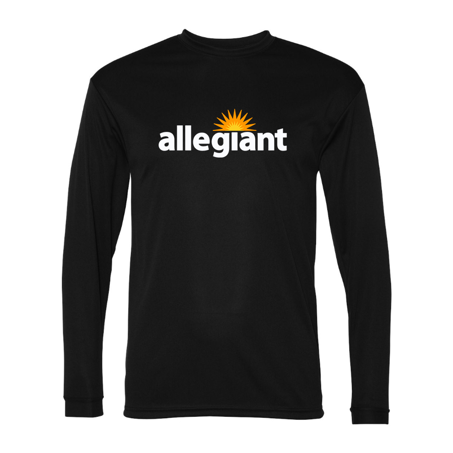 Men's Allegiant Air  Polyester Long Sleeve T-Shirt