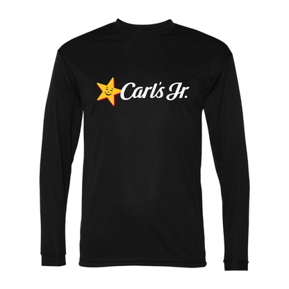 Men's Carl's Jr Polyester Long Sleeve T-Shirt