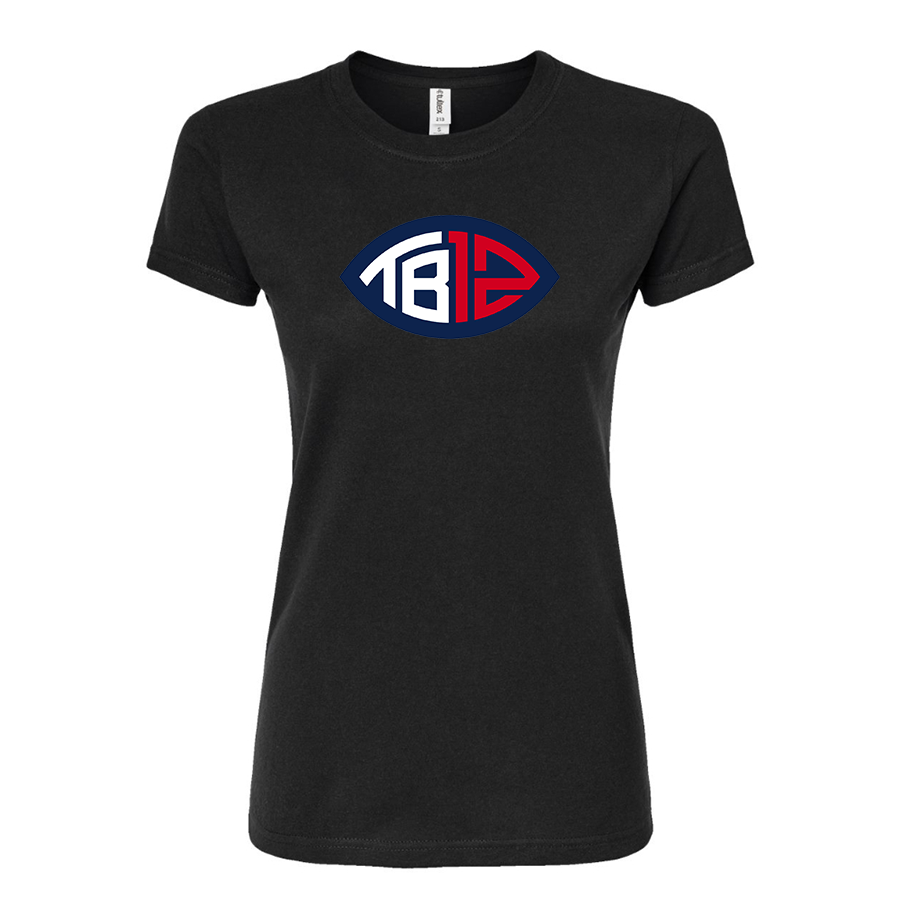 Women's Tom Brady 12 Round Neck T-Shirt