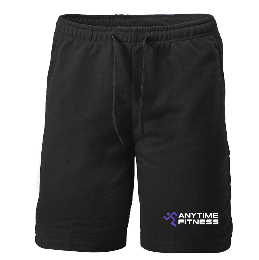 Men's Anytime Fitness Gym Athletic Fleece Shorts