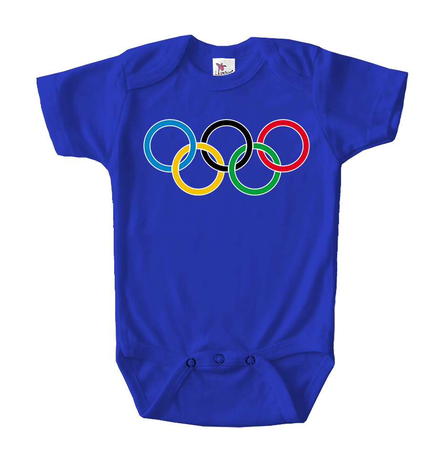 Olympics Rings Baby Romper Onesie