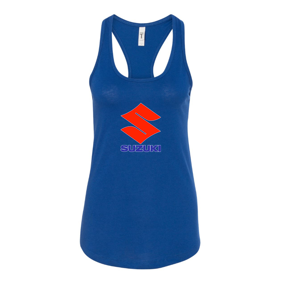 Women's Suzuki Bike Motorcycle Racerback Tank Top