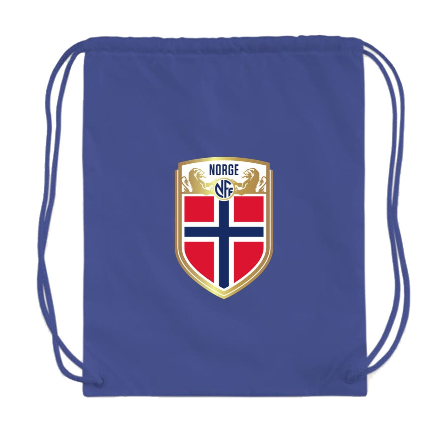 Norway Soccer Drawstring Bag
