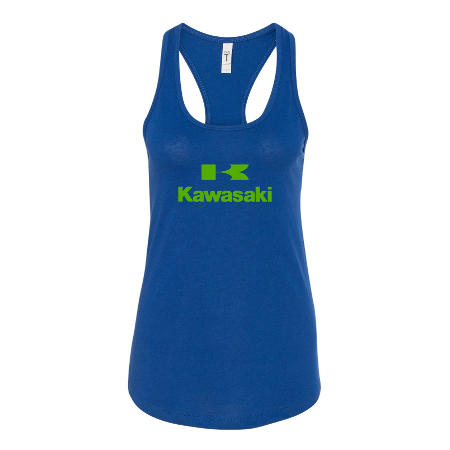 Women's Kawasaki Bike Motorcycle Racerback Tank Top