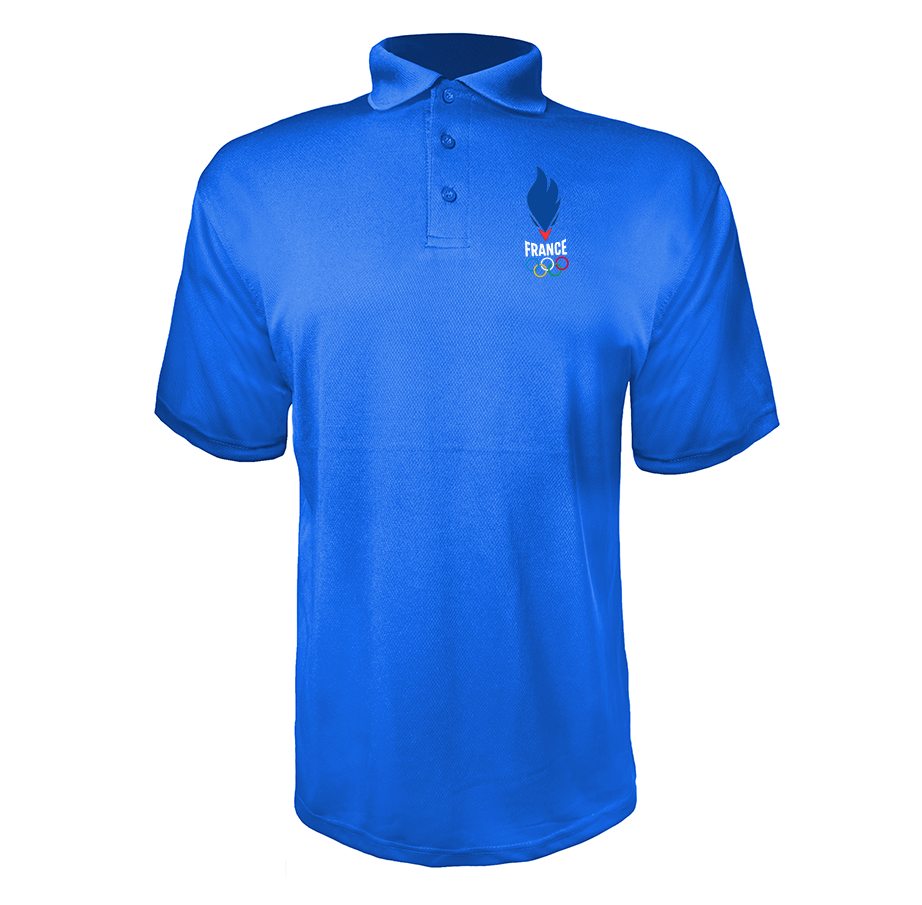 Men's France Olympia 2024 Polyester Polos