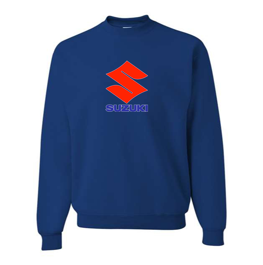 Men's Suzuki Bike Motorcycle Crewneck Sweatshirt