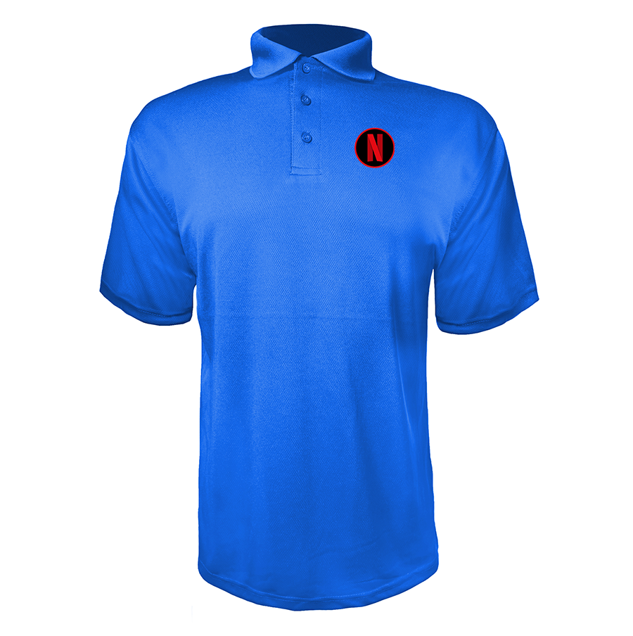 Men's Netflix Polyester Polos