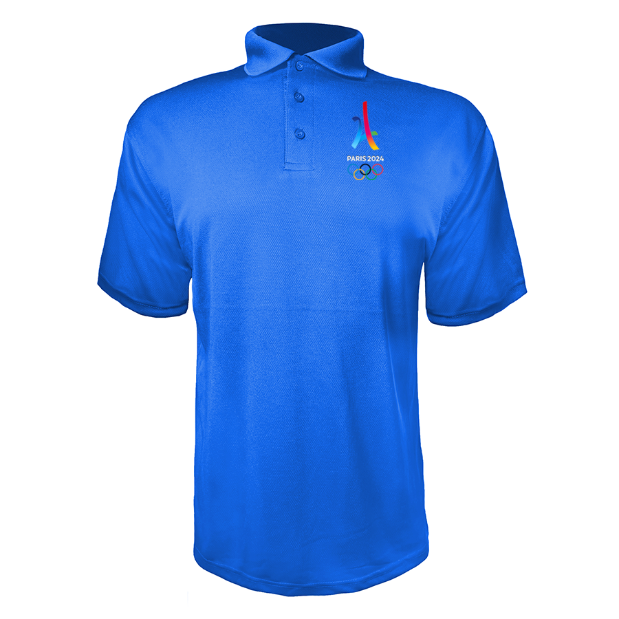 Men's Paris 2024 Olympics Polyester Polos