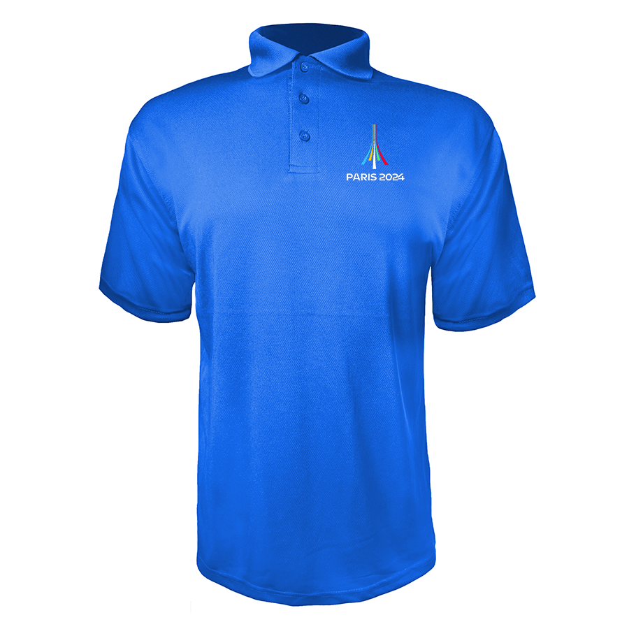 Men's Olympia Paris 2024  Polyester Polos