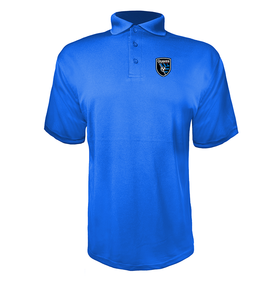 Men's San Joke Earthquakes  Polyester Polos