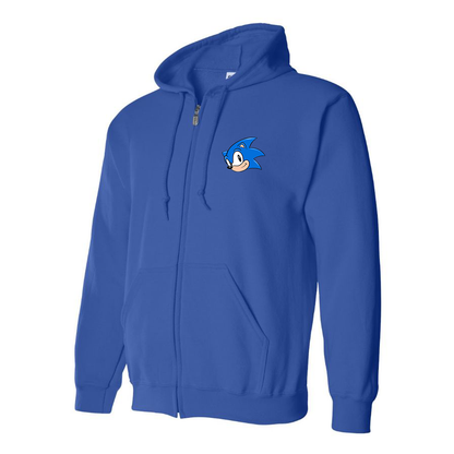 Men's Sonic the Hedgehog Zipper Hoodie