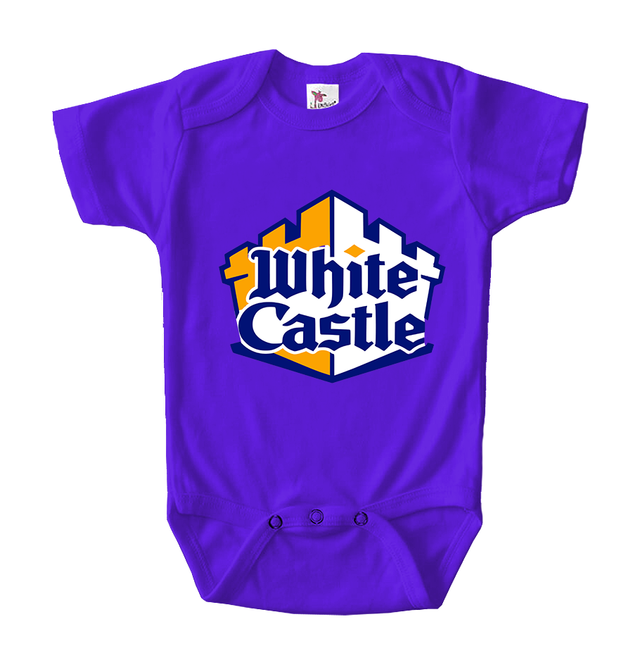 White Castle Baby Romper Onesie
