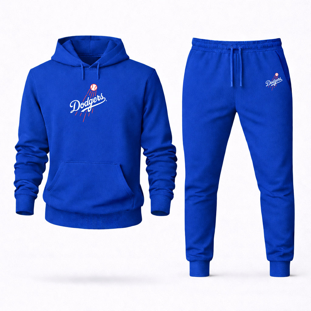 Men's Los Angeles Dodgers Hoodie and Joggers Set