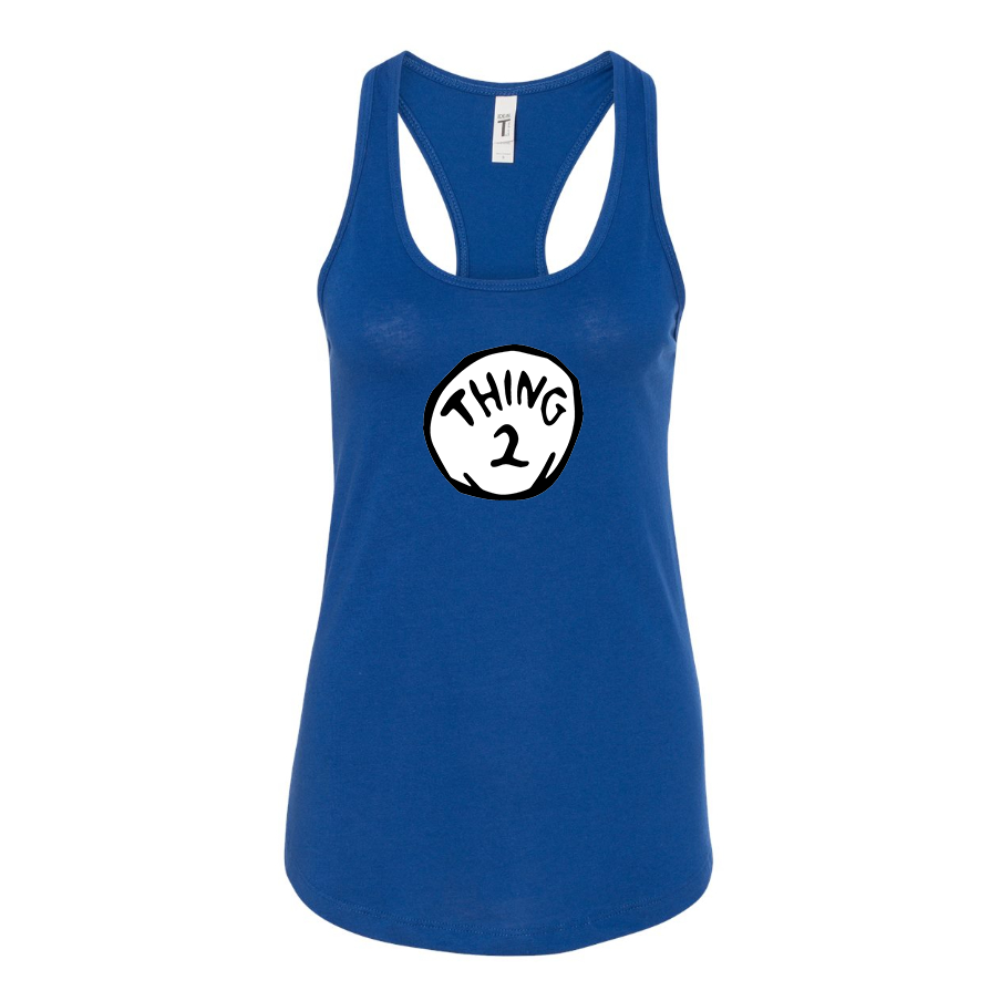 Women's Dr. Suess Thing 2 Racerback Tank Top