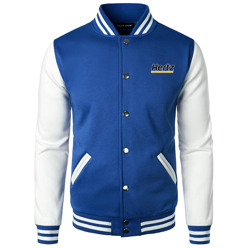Men’s Hertz Varsity Baseball Jacket Cotton Blend Letterman Jackets
