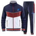Men's Sonic the Hedgehog Casual 2 Piece Tracksuit Sets Long Sleeve Full Zip Jacket and Sweatpants Sport Outfits Sweatsuits