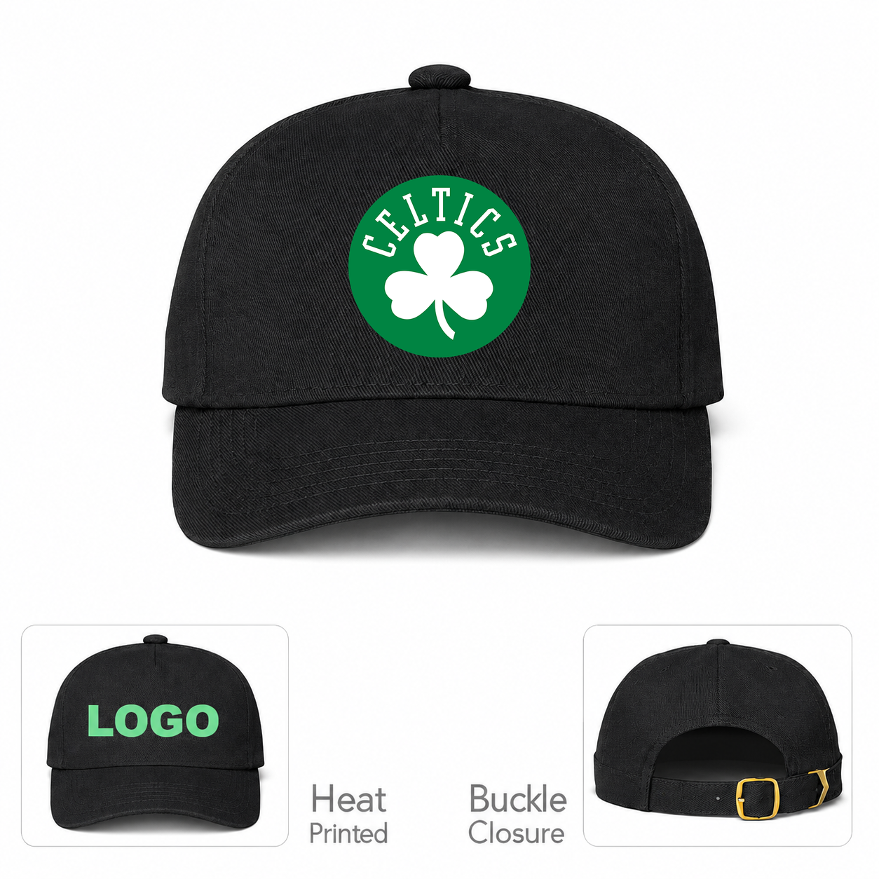Boston Celtics Dad Baseball Cap Hat