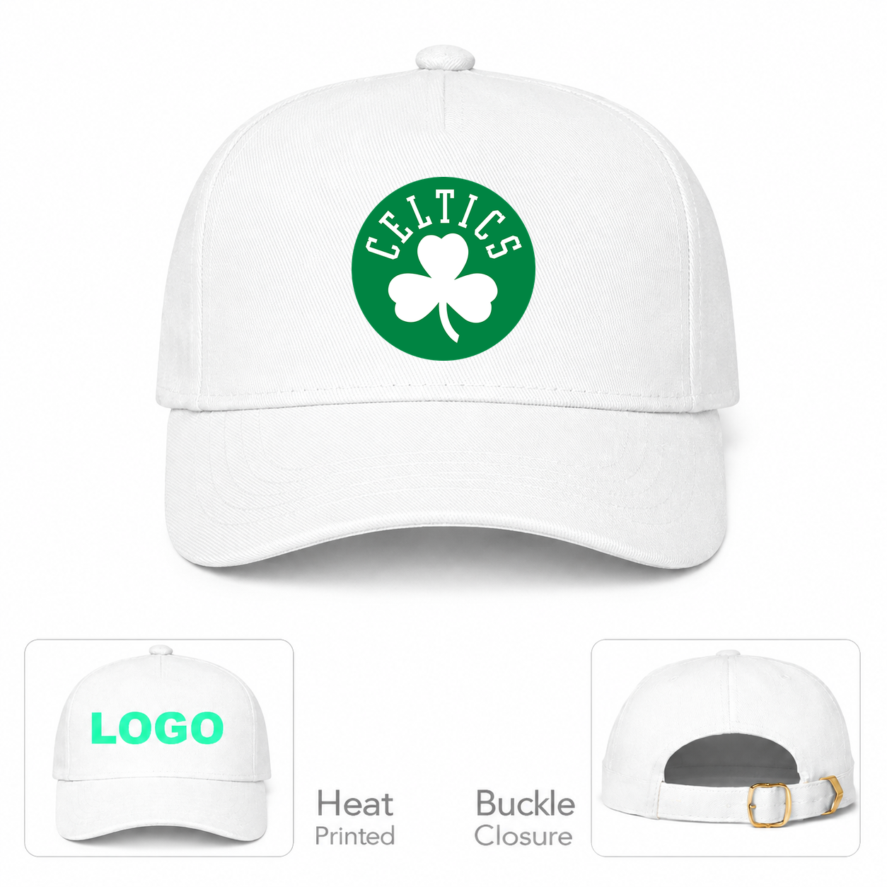 Boston Celtics Dad Baseball Cap Hat