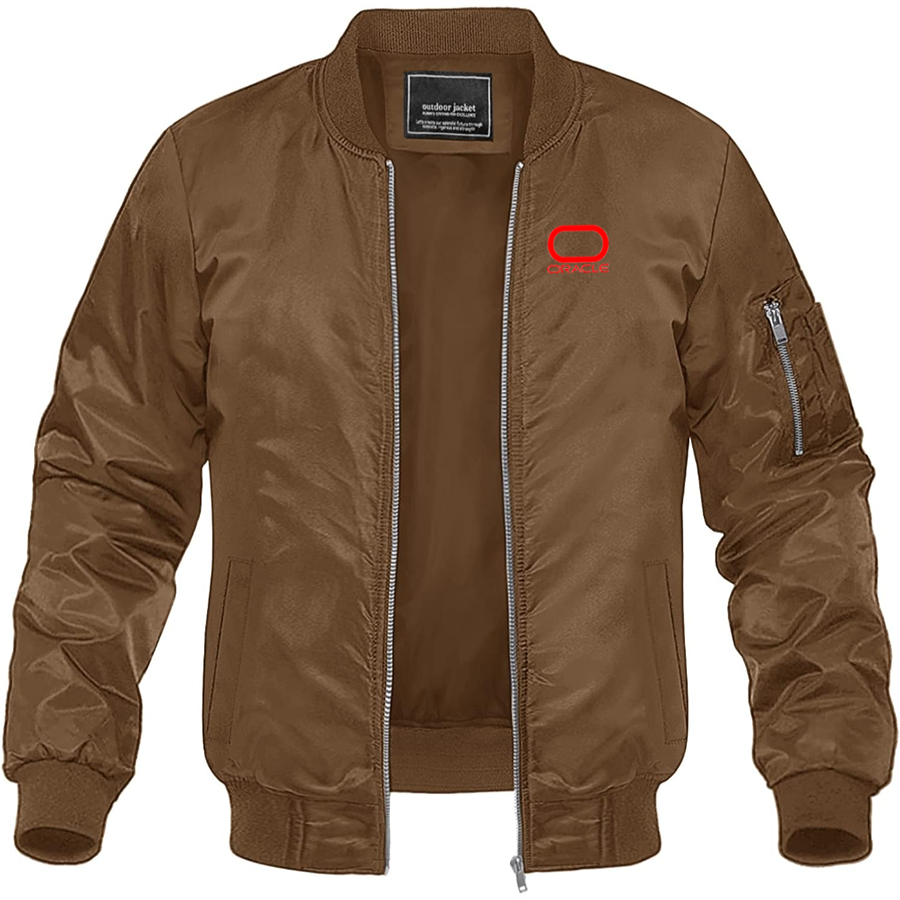 Men's Oracle Lightweight Bomber Jacket Windbreaker Softshell Varsity Jacket