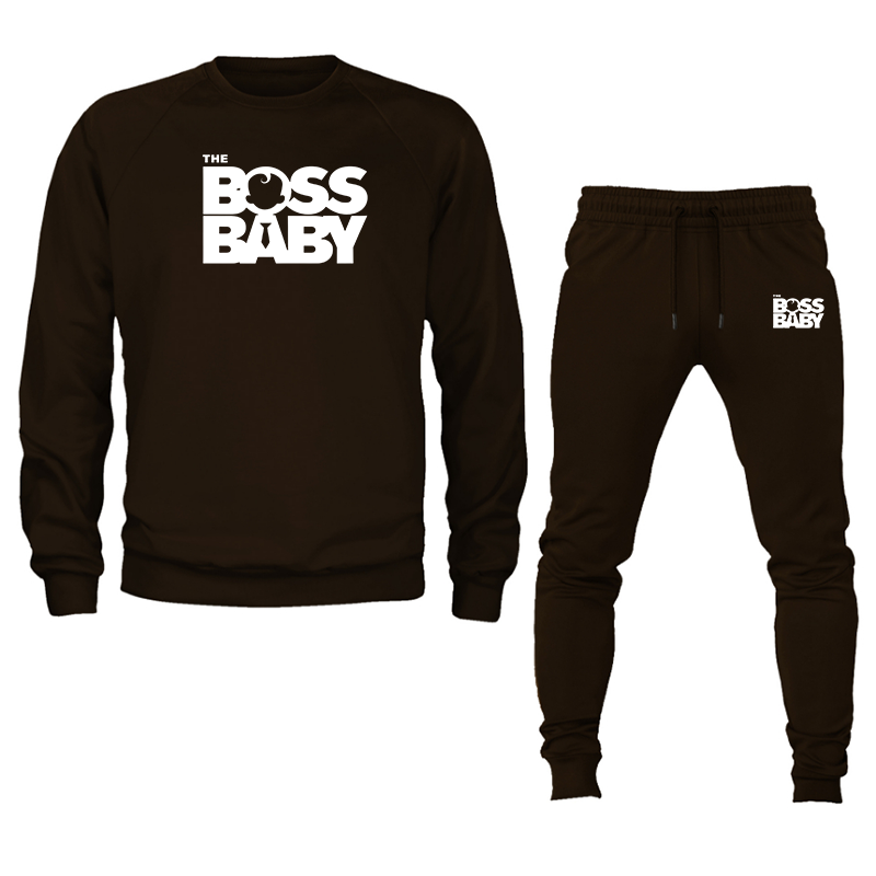 Men's Boss Baby  Crewneck Sweatshirt Joggers Set