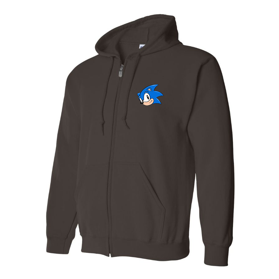 Men's Sonic the Hedgehog Zipper Hoodie