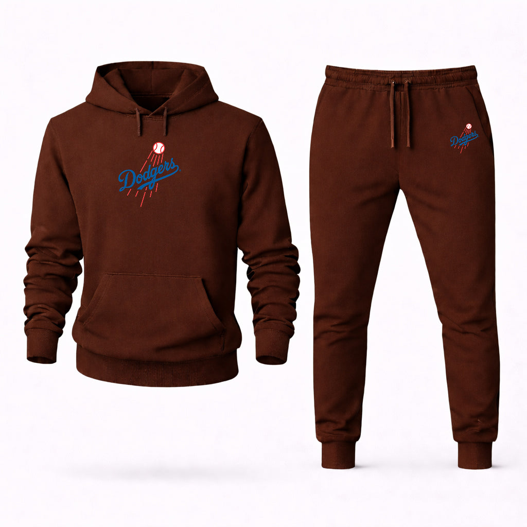 Men's Los Angeles Dodgers Hoodie and Joggers Set