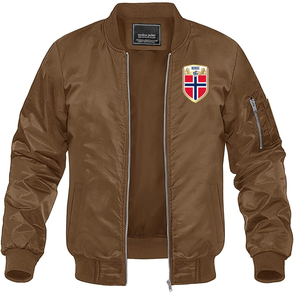 Men's Norway Soccer Lightweight Bomber Jacket
