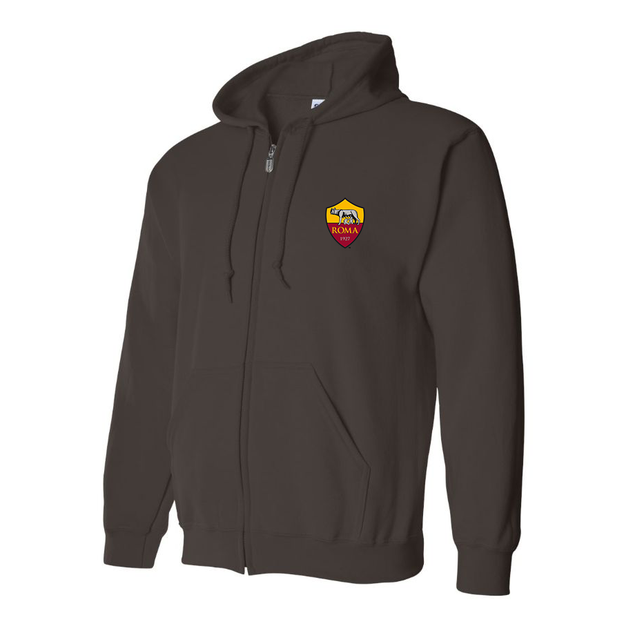 Men's AS Roma Zipper Hoodie