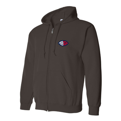 Men's Tom Brady 12 Zipper Hoodie