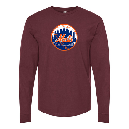 Men's New York Mets Long sleeves T-Shirt