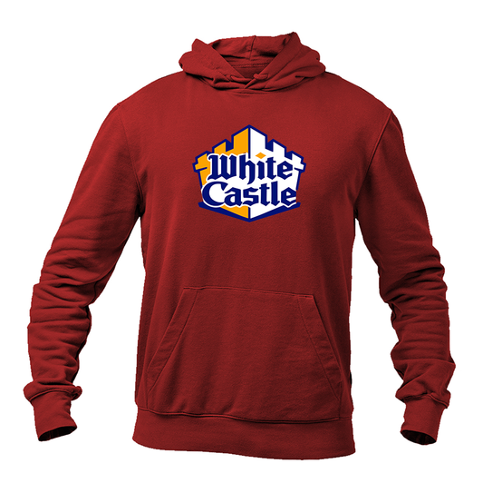 Men's White Castle Pullover Hoodie