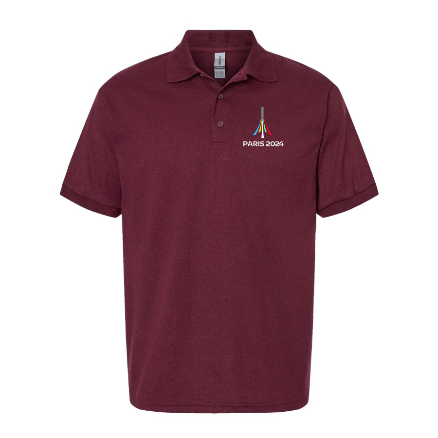 Men's Olympia paris 2024 Dry Blend Polo