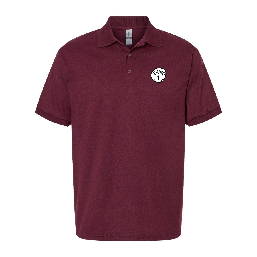 Men's Dr. Suess Thing 1 Dry Blend Polo