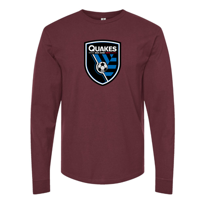 Men's San Joke Earthquakes  Long sleeves T-Shirt