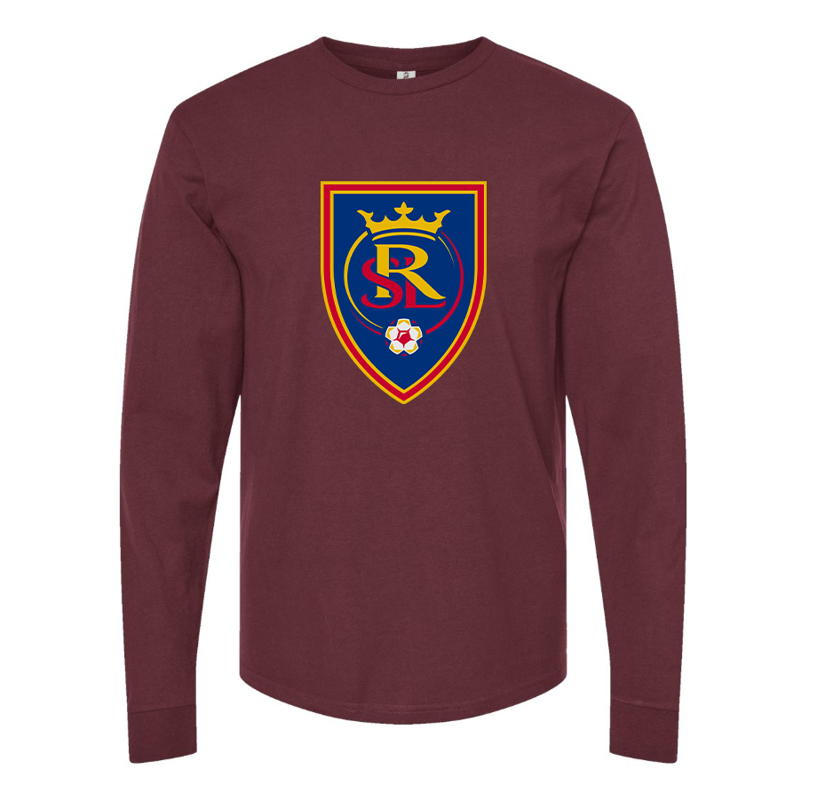 Men's Real Salt Lake Soccer Long sleeves T-Shirt