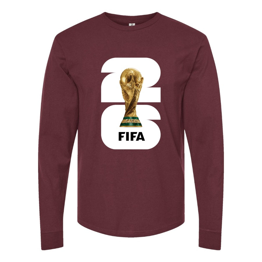 Men's Fifa World Cup 2026 Long Sleeves Cotton-Blend T-Shirt