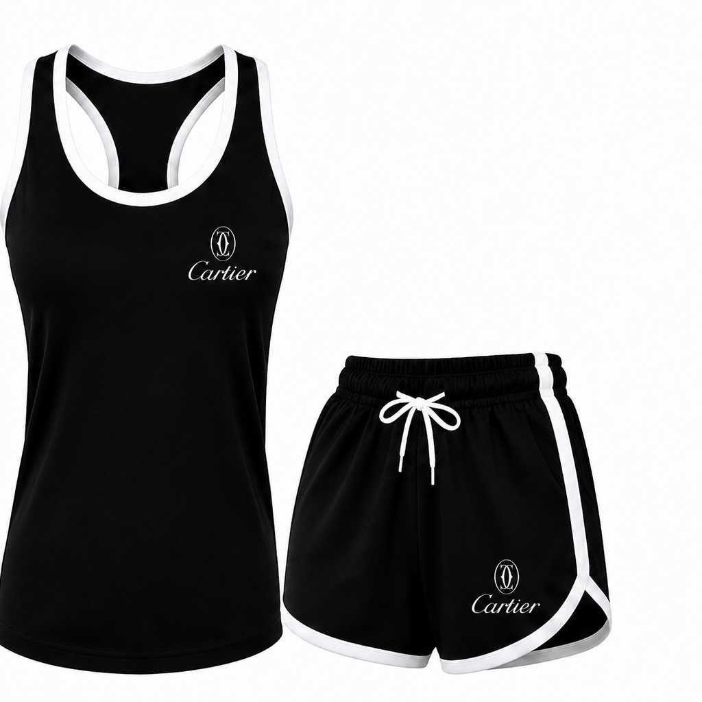 Women’s Cartier Tank top and Shorts Set