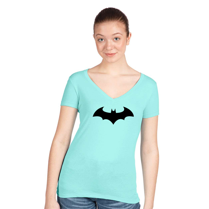 Women's Batman Next Level Ideal V-Neck T-Shirt