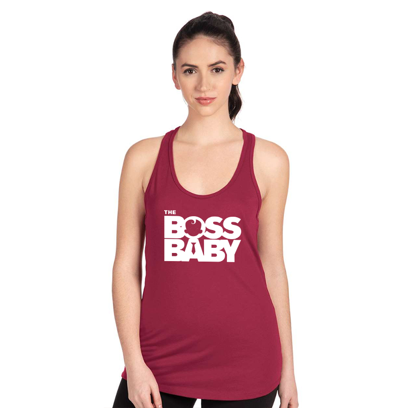 Women's Boss Baby  Next Level Ideal Racerback Tank