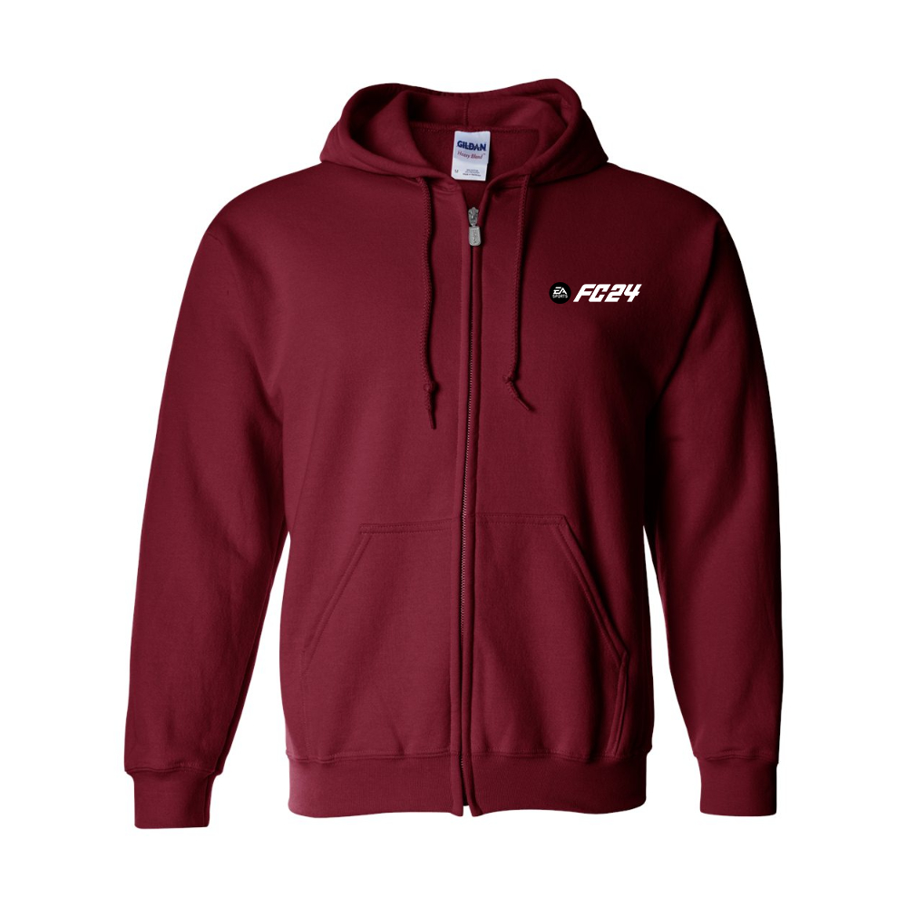 Men's EA Sports FC 24 Gildan Heavy Blend Full-Zip Hooded Sweatshirt