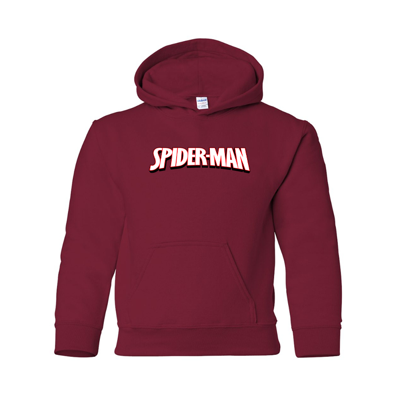 Youth's Spider Man Gildan Heavy Blend Hooded Sweatshirt