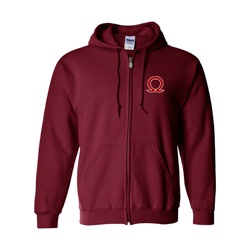 Men's God Of War Gildan Heavy Blend Full-Zip Hooded Sweatshirt