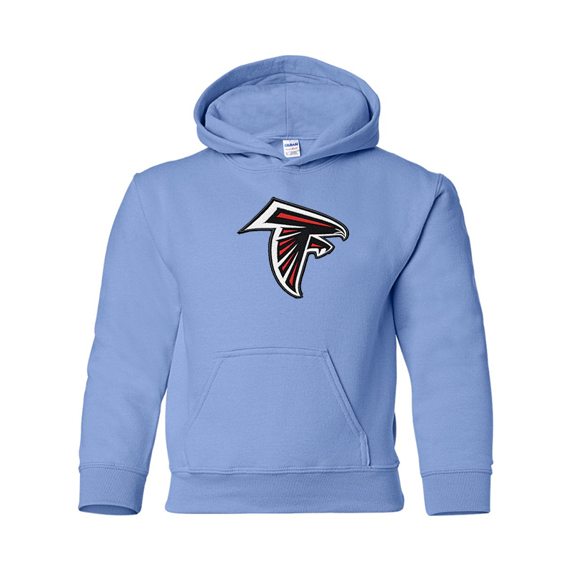 Youth's Atlanta Falcons Embroidered  Gildan Heavy Blend Hooded Sweatshirt