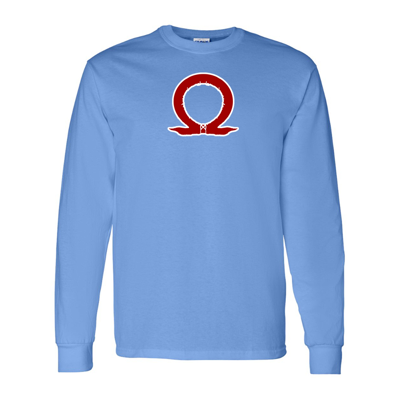 Men's God Of War Gildan Heavy Cotton Long Sleeve T-Shirt