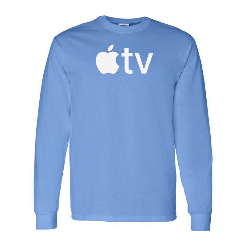 Men's Apple TV  Gildan Heavy Cotton Long Sleeve T-Shirt