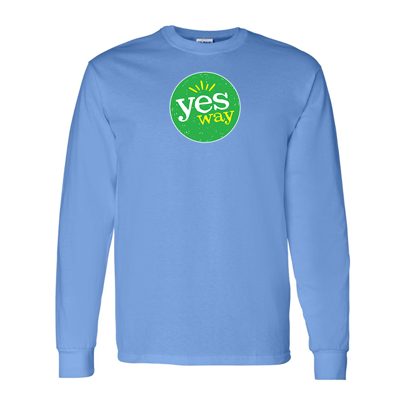 Men's Yes Way  Gildan Heavy Cotton Long Sleeve T-Shirt