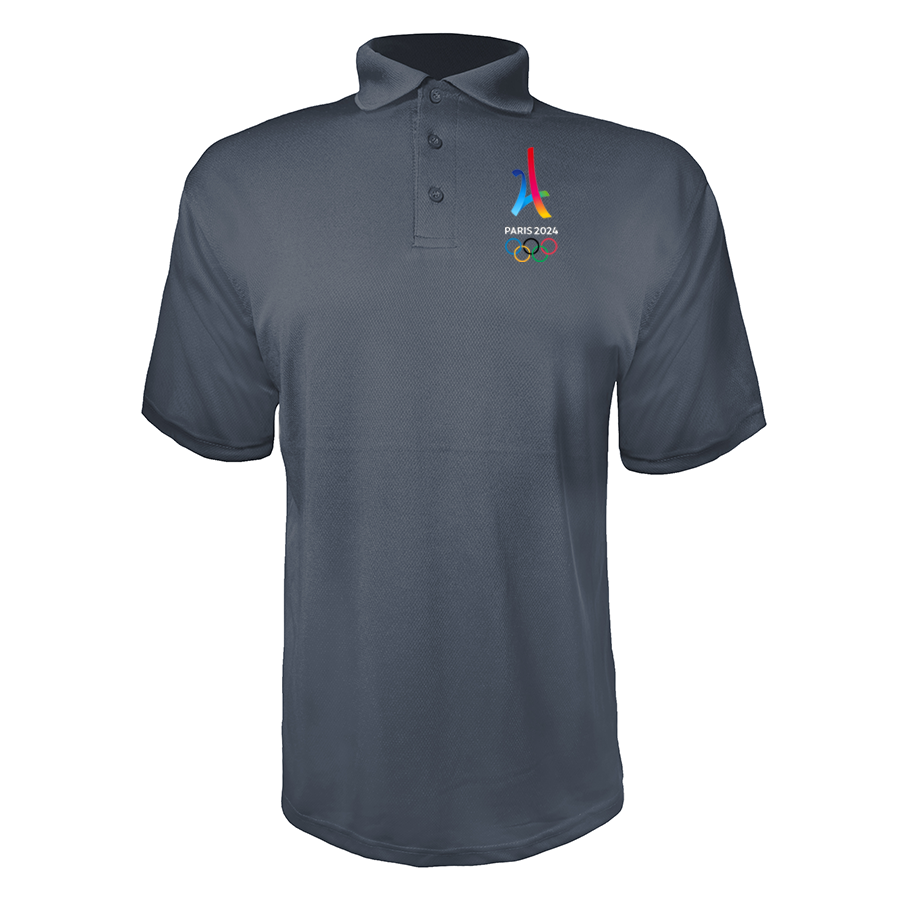 Men's Paris 2024 Olympics Polyester Polos