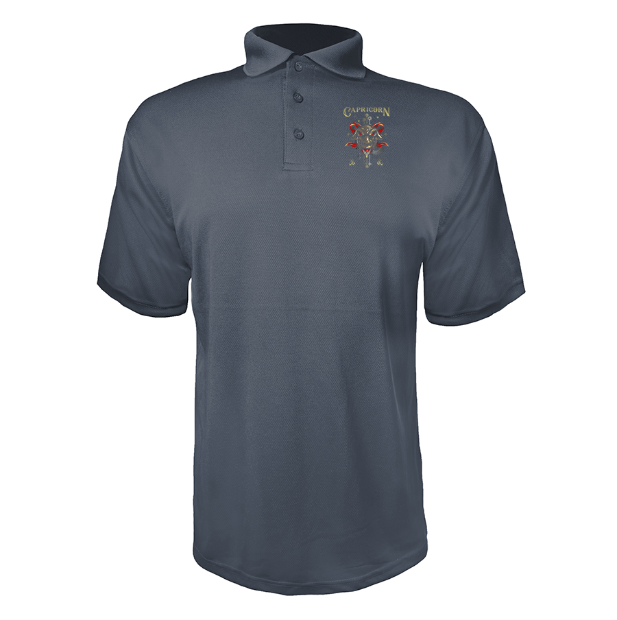 Men's Capricorn Zodiac sign Polyester Polos