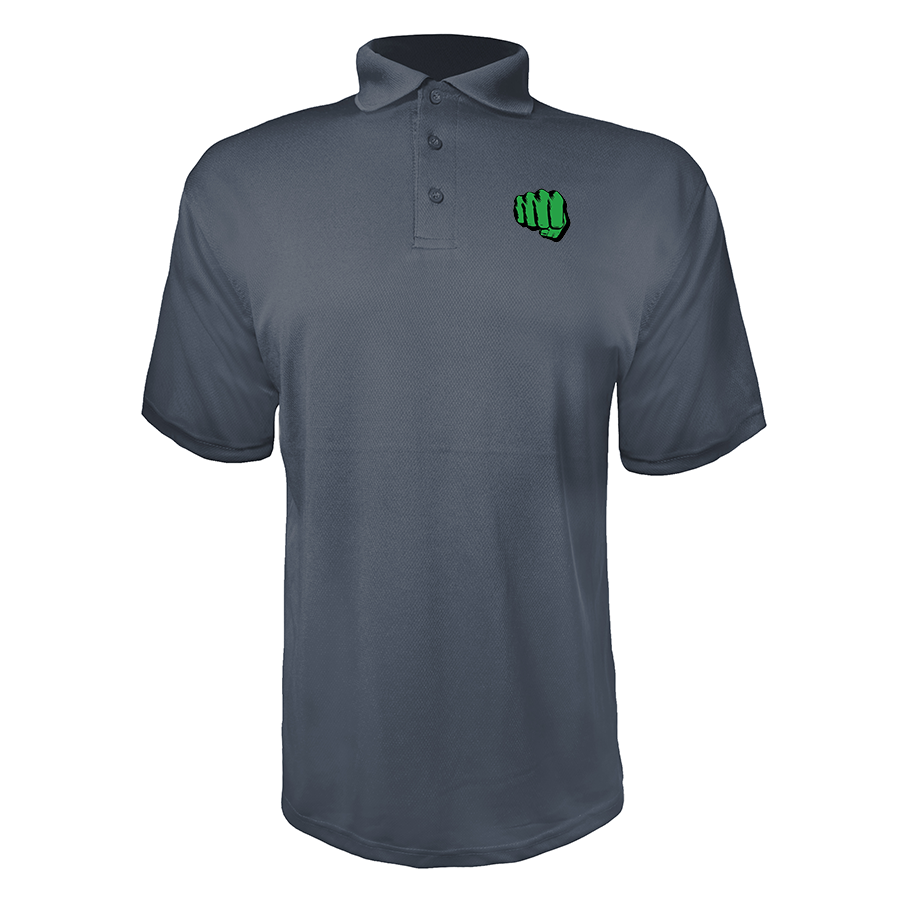 Men's Hulk Punch Polyester Polos